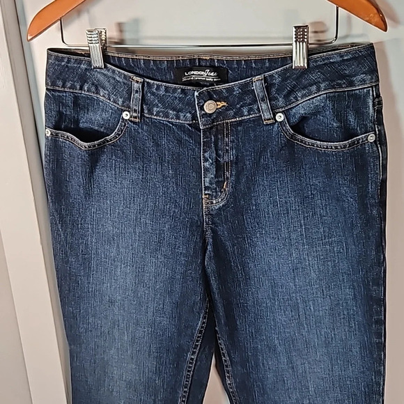 London Jean Stretch Bootcut Jeans Blue Size 10 - Picture 5 of 16